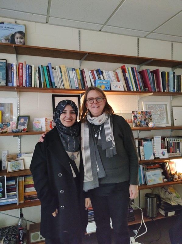 With Dr. Stephanie Jones at the Harvard EASEL Lab
